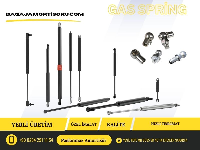 Paslanmaz Gazlı Amortisörler Aydın Yat, Tekne ve Gıda