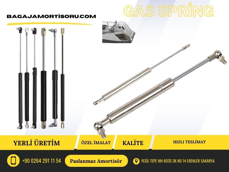 İzmir Marin Sektörü İçin Paslanmaz Gazlı Amortisör Üreticisi